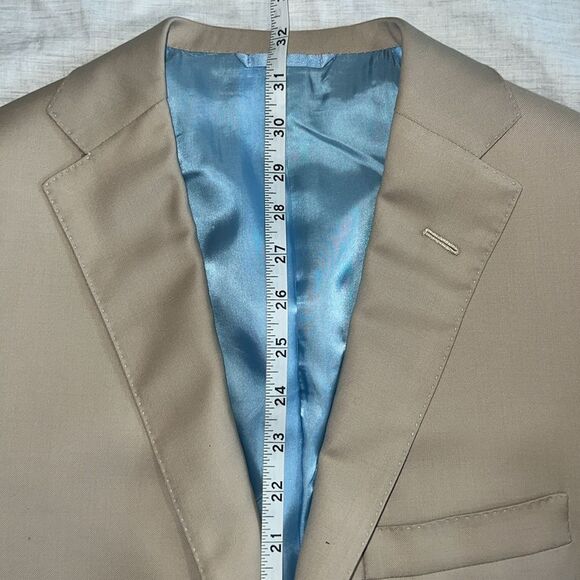 Holland & Sherry Savile Row Sport Coat Blazer Vest 2 Piece Set Sz 40R - Picture 12 of 16